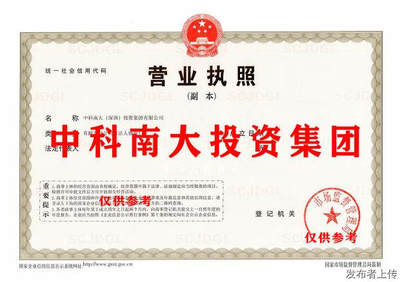 深圳中科名称投资集团公司转让