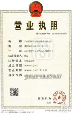 热烈庆祝云南民族基金管理股份正式成立