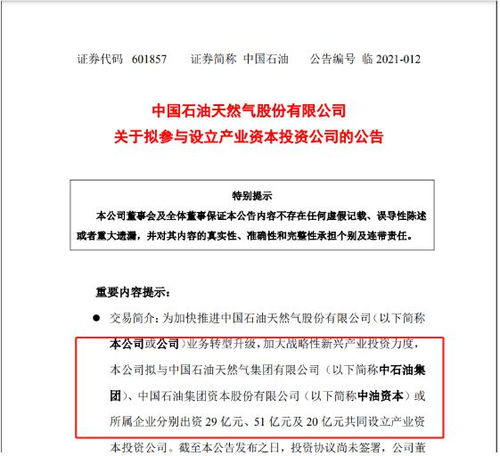 投资100亿成立新公司 中石油要进军哪些领域